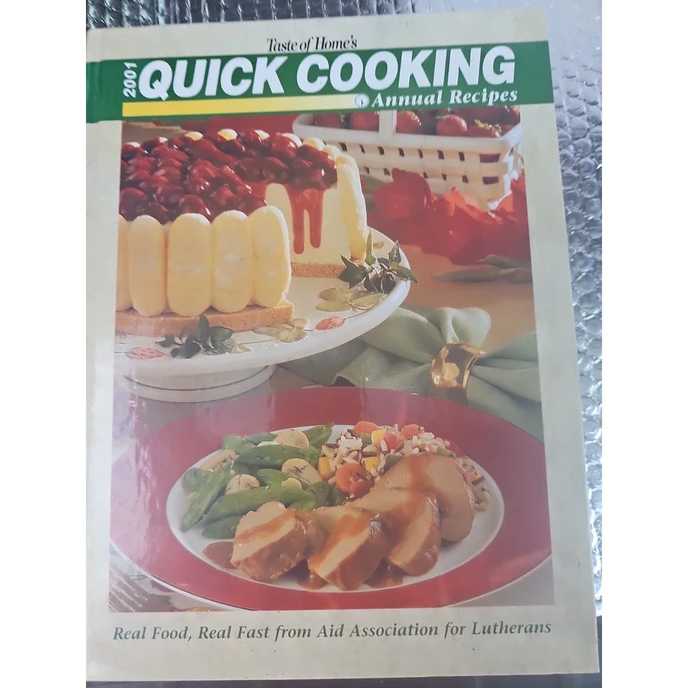 Taste Of Home's Quick Cooking Annual Recipes - Set Of 8- 1999- 2008 Hard Cover